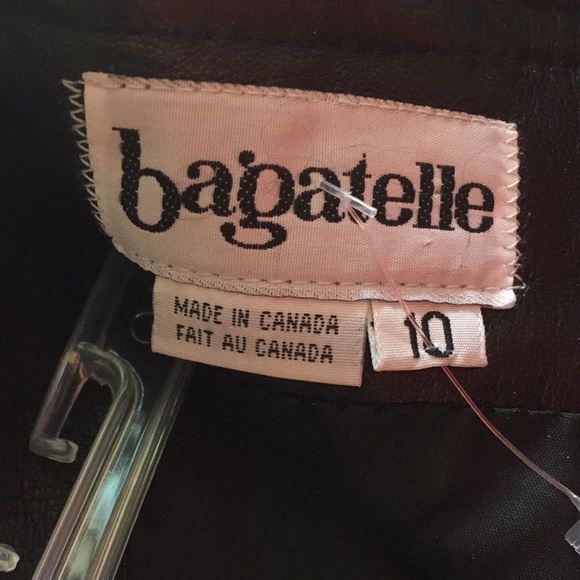BAGATELLE / 🎉HP🎉 NWOT Black Leather Midi Skirt - Picture 5 of 6